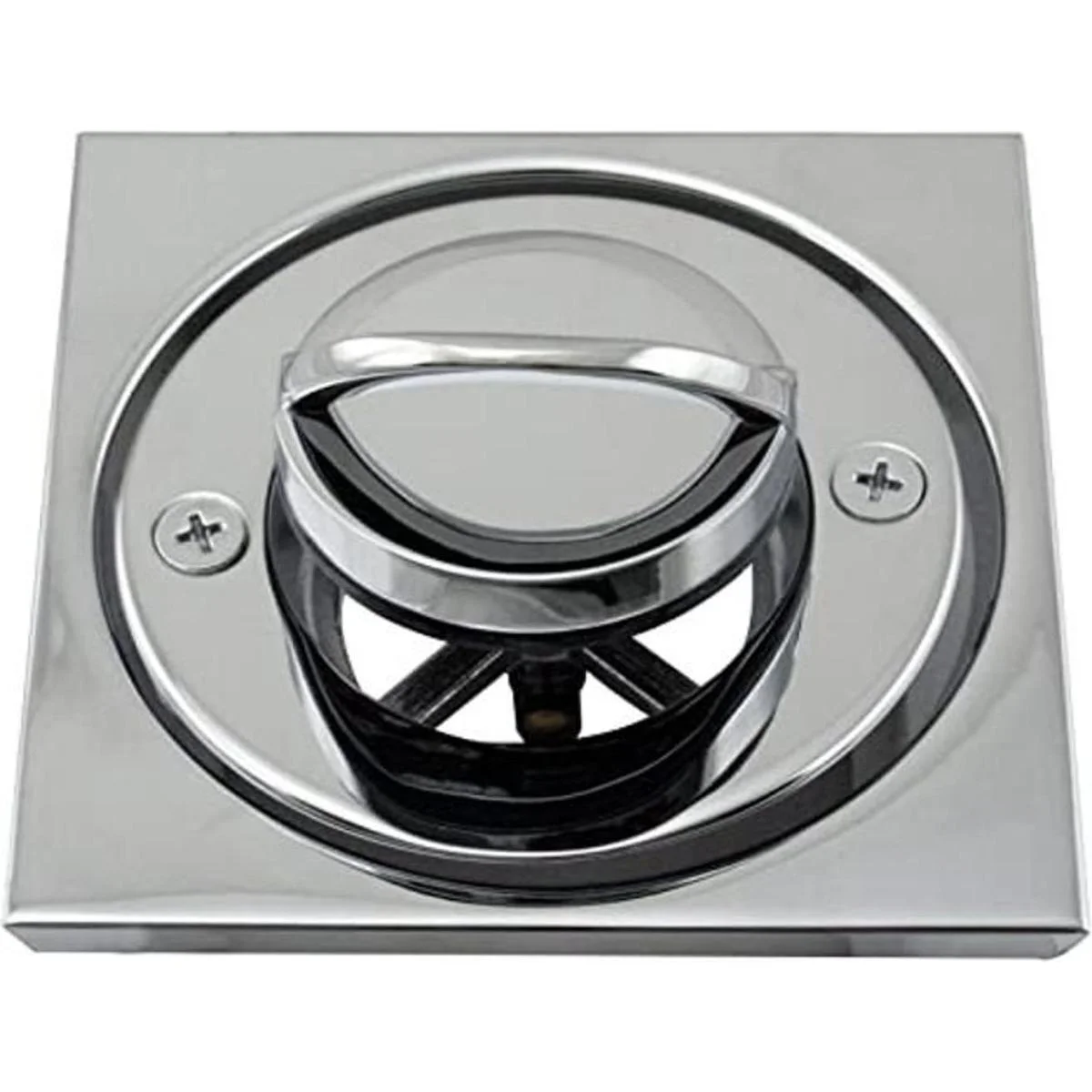 Westbrass D3201 Romano Tub Drain con D315 Tile cuadrado_1