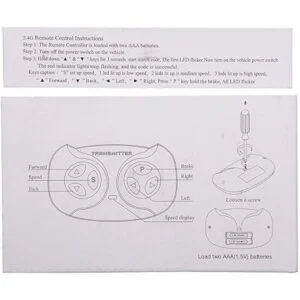 Wellye JR1738RX12V Kit de control remoto Bluetooth y_4
