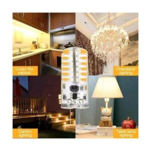 Welitesim 6 bombillas LED de base bipin de 3 W CADC12 V