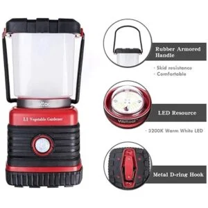 Weltool L1 3000 K luz blanca cálida portátil LED linterna_3