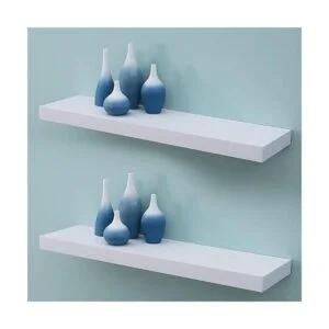 Wellland Estantería flotante para pared baño estantes