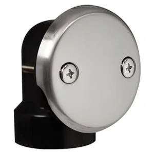 Westbrass TipToe Sch. 40 Residuos de baño ABS con codo de_3