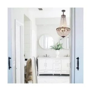 Wellmet Lámpara de araña de cristal del imperio francés_6