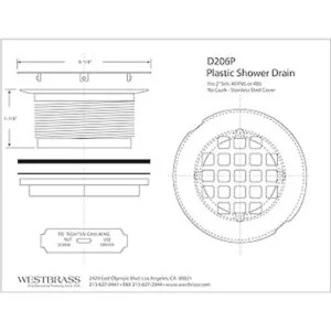 Westbrass D206P26 412 pulgadas de diámetro exterior_2