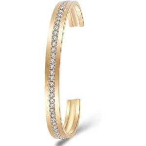 Weicam Reloj de pulsera analógico de cuarzo para mujer con_3