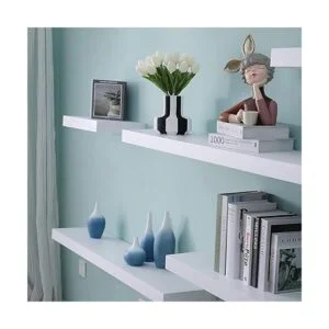 Wellland Estantería flotante para pared baño estantes