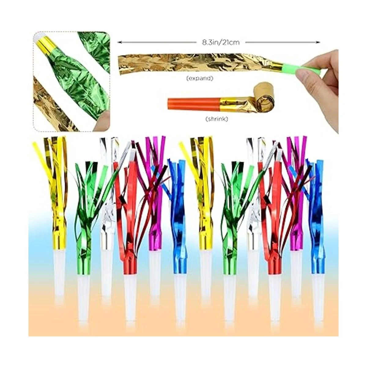 Weoxpr 144 piezas de dos tipos de ruidos para hacer ruido