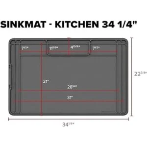Weathertech SinkMat Tapete impermeable para debajo del_2