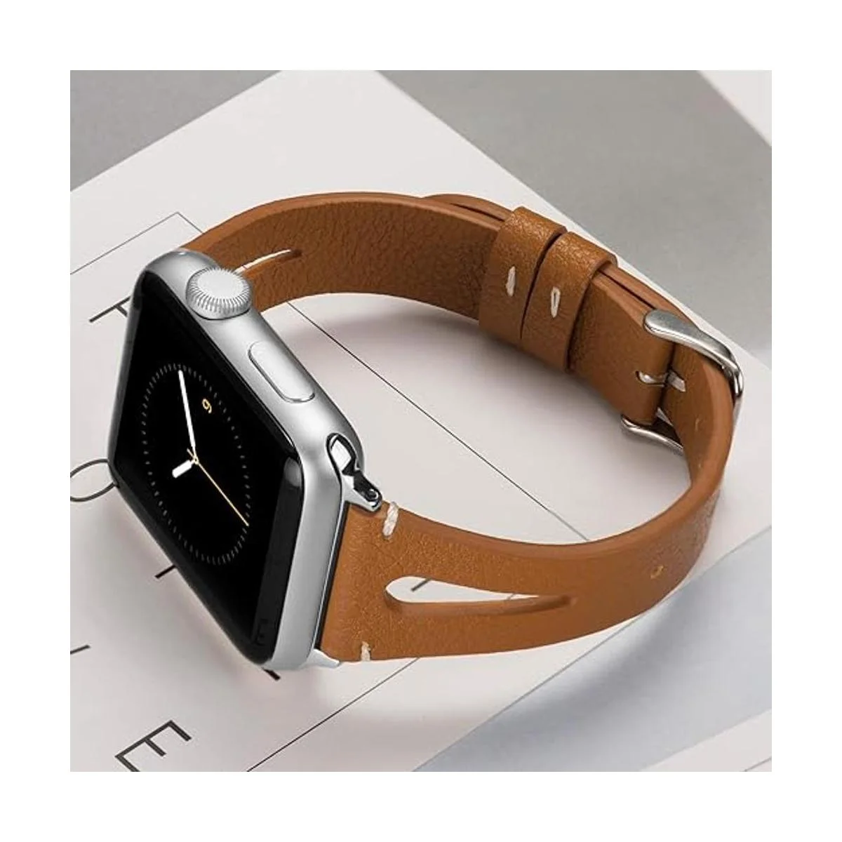 Wearlizer Correa de piel deportiva compatible con Apple_2