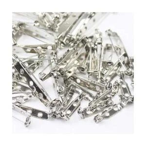 WeiMeet 120 Piezas Broche Pin Backs Craft Pin Back Bar_5