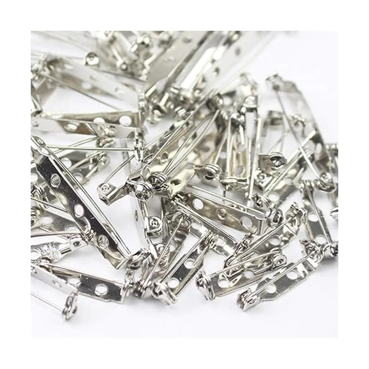 WeiMeet 120 Piezas Broche Pin Backs Craft Pin Back Bar_5