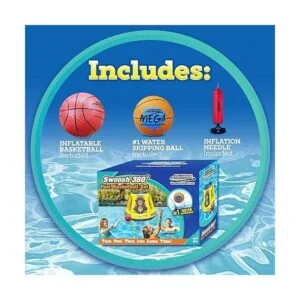 Wave Runner Swoosh 360 Juego de aro de baloncesto para_5