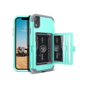 WeLoveCase Funda tipo cartera para iPhone XR con diseño de_1