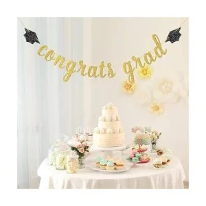 WeBenison Banderines con sombreros diseño con texto en_4