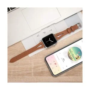 Wearlizer Correa de piel deportiva compatible con Apple_4