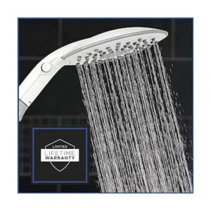 Waterpik CF201E Cabezal de ducha de lluvia de 2 modos con_2