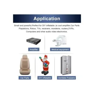 Wathai 4.724 in x 1.260 in ventilador de refrigeración sin_5