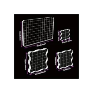 WeiMeet 4 bloques de sellos acrílicos transparentes con_2