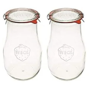 Weck Jars Tarros de tulipán Weck de 25 litros Tarros de