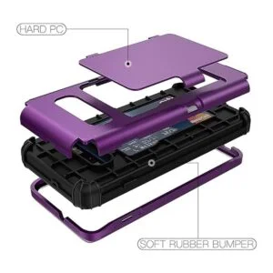 WeLoveCase Defender Funda tipo cartera para Samsung_4