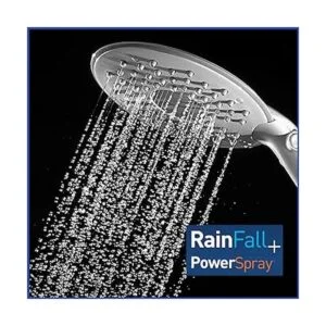 Waterpik CF201E Cabezal de ducha de lluvia de 2 modos con_3