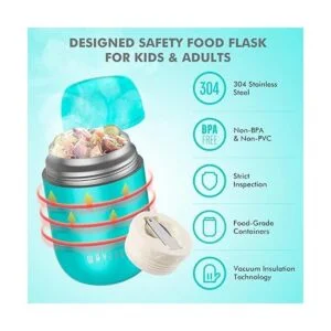 WayEee Tarro de alimentos aislado al vacío contenedor de