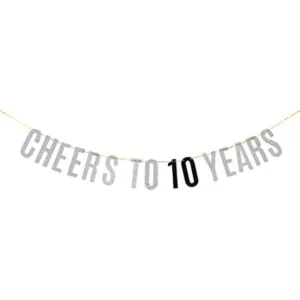 WeBenison Cheers to 10 Years Banner Feliz cumpleaños 10_1