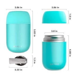 WayEee Tarro de alimentos aislado al vacío contenedor de