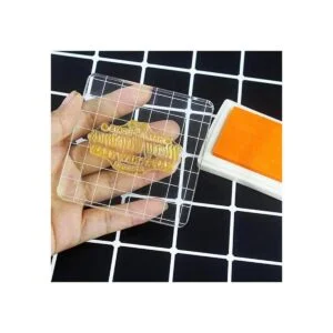 WeiMeet 6 piezas de bloques de sellos acrílicos