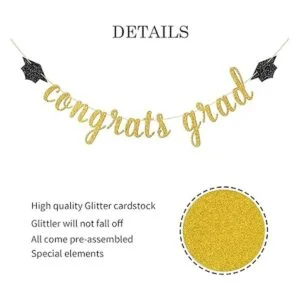 WeBenison Banderines con sombreros diseño con texto en_2