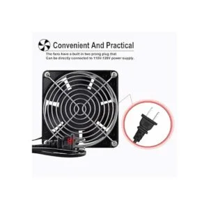 Wathai AC 12038 Ventilador axial de refrigeración de_4