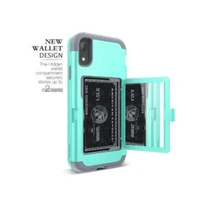 WeLoveCase Funda tipo cartera para iPhone XR con diseño de_2