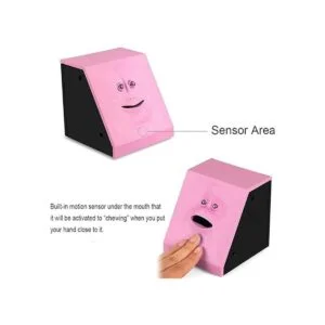 WeFoonLo Novedad Moneda Dinero Comiendo Musical Cara Banco_3