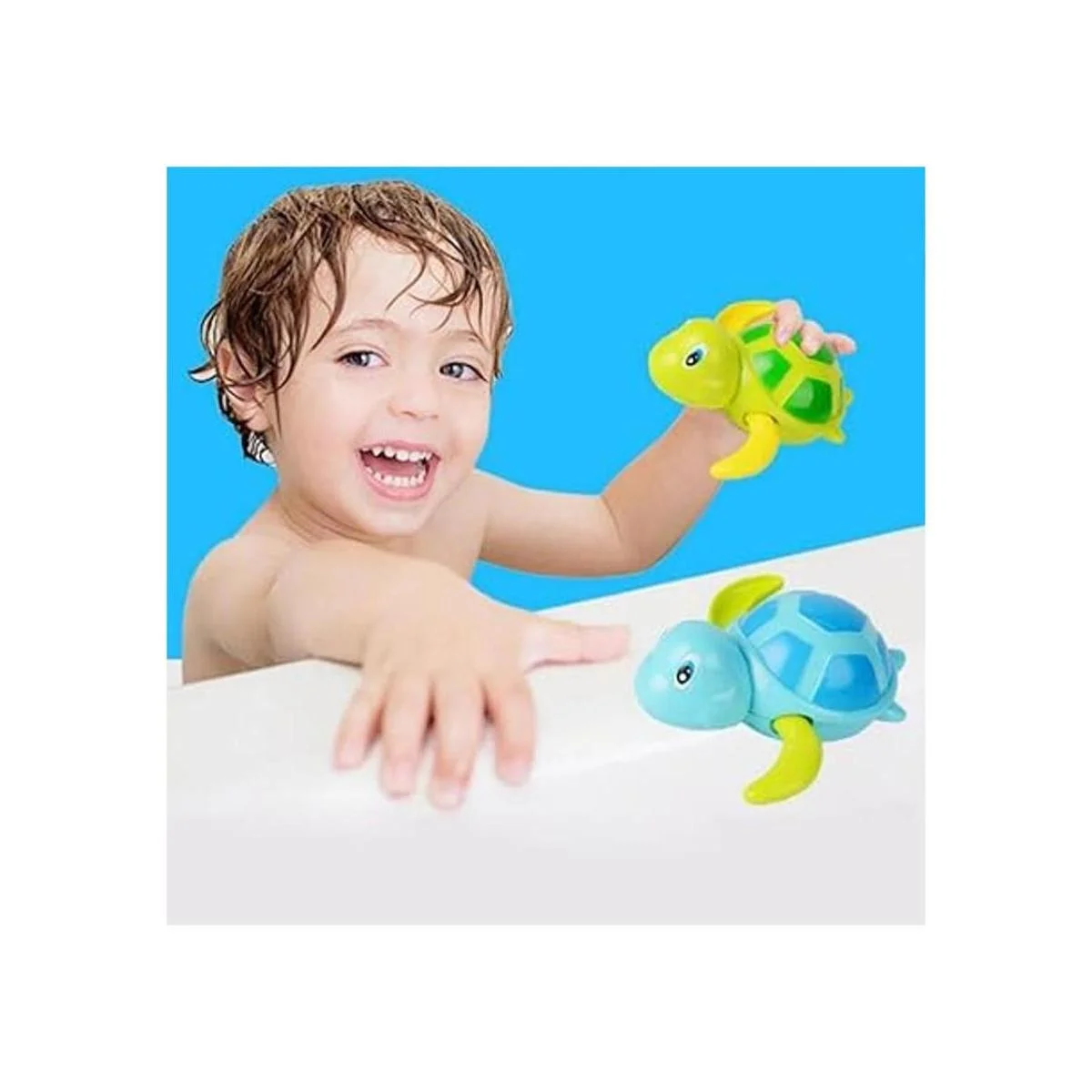 WedFeir 3 tortugas de natación de juguete para bebés_6