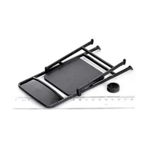 Warmtree Silla plegable negra a escala 16 para figura de_3