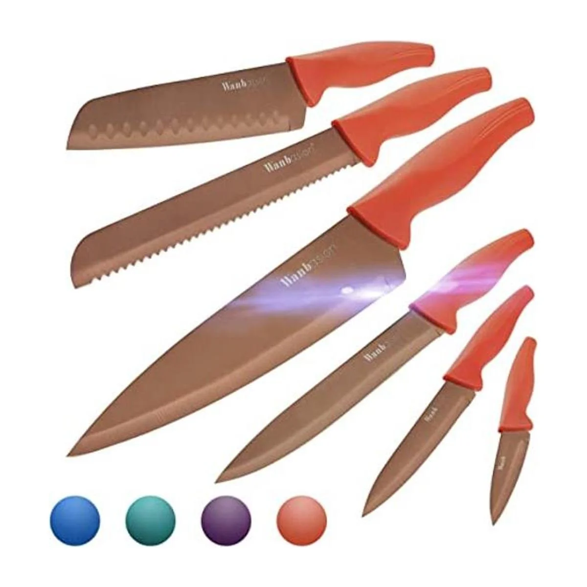 Wanbasion Orange Juego de cuchillos de cocina_1