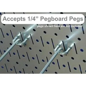 Wall Control Estante estrecho para tablero de clavijas de_2