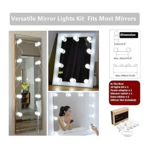 Waneway Kit de luces de espejo_4