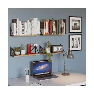 Wallniture Minori Juego de 4 estantes flotantes pequeña_4