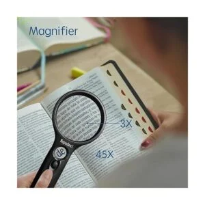 Wapodeai Lupa con luz 3 x 45 aumentos de alta aumento_5