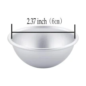 Warmbuy 12 moldes de metal para bombas de baño juego de 6_3