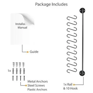 Wallniture Juego de rieles de pared para cocina gourmet_6