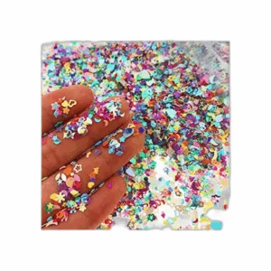Wankko Confeti con purpurina multicolor de 7.2 oz200 g_1