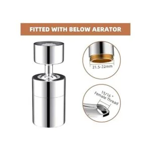 Waternymph Aireador giratorio de grifo de fregadero de 360_6