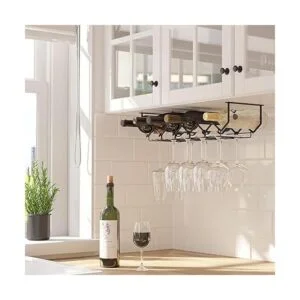 Wallniture Piccola Estante para vino y soporte para