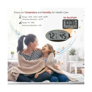 WallarGe Reloj de pared digital automático funciona con_2