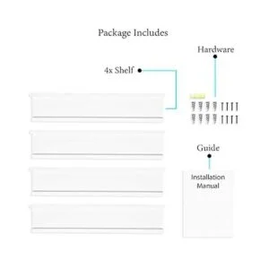 Wallniture Denver Estantes flotantes de pared para_6