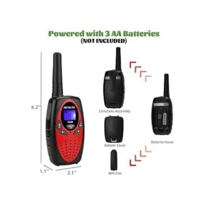 Walkie Talkies de juguete Retevis RT628 para niños con 22_4