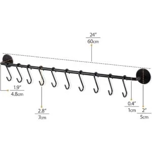 Wallniture Juego de rieles de pared para cocina gourmet_5