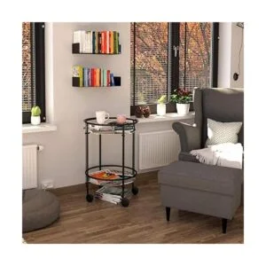 Wallniture Bali Estantería flotante de metal en forma de_2